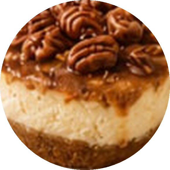 Sweet Potato Pecan cheesecake